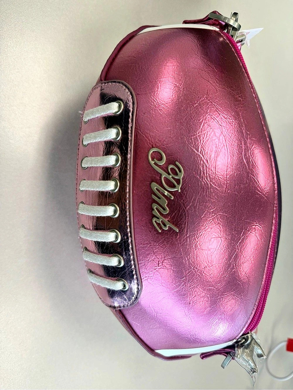 Metallic Crossbody Bag in Pink NWT